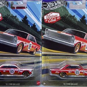 Hot Wheels '65 Ford Galaxie Red Die-Cast Toy Car - Vintage Club